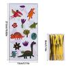 25Pcs Cute Dinosaur Plastic OPP Gift Bags Dino Roar Candy Cookies Packaging Bag Kids Jungle Animal Birthday Party Decor