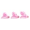 High Quality Durable Pink Resin Chastity Devices Cock Cages Penis Locks Male Sex Toys for Men