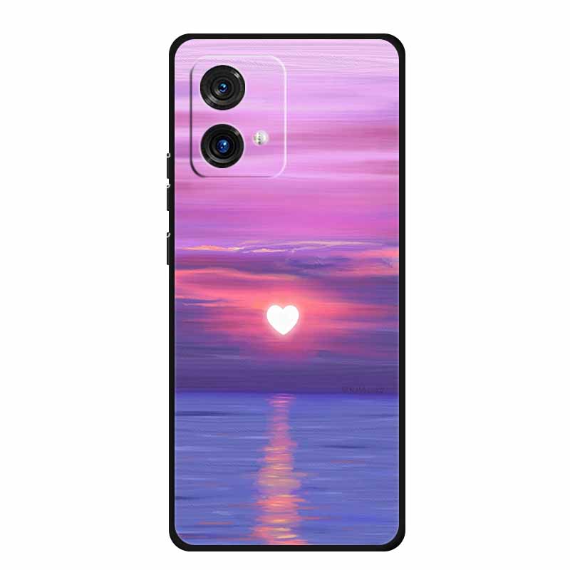 Per Motorola Moto G84 G54 5G Custodia Lusso TPU Morbido Silicone Cover Posteriore per Moto G54 MotoG84 Protettiva Antiurto Fundas