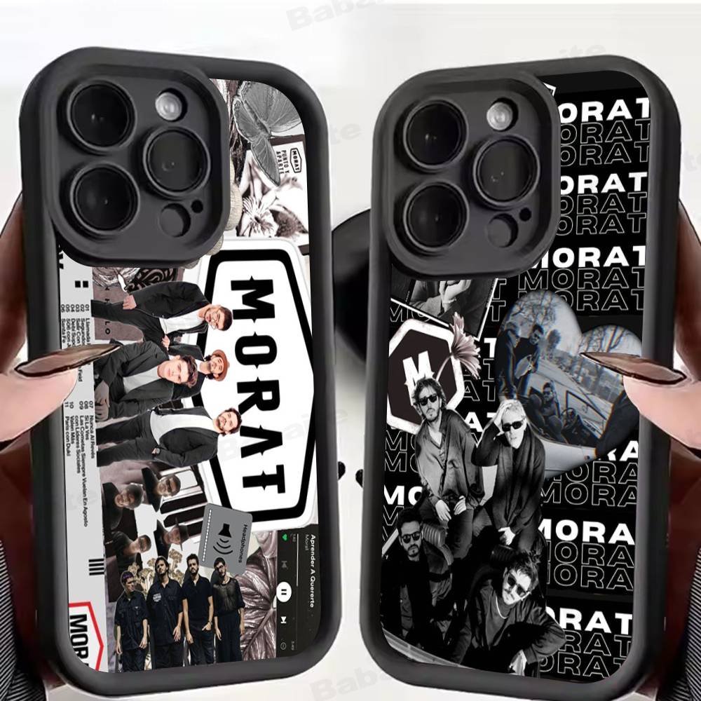 M-Morat Band Phone Case For IPhone 17 16 15 13 11 12 14 Pro Max Plus Silicone Cover Shell