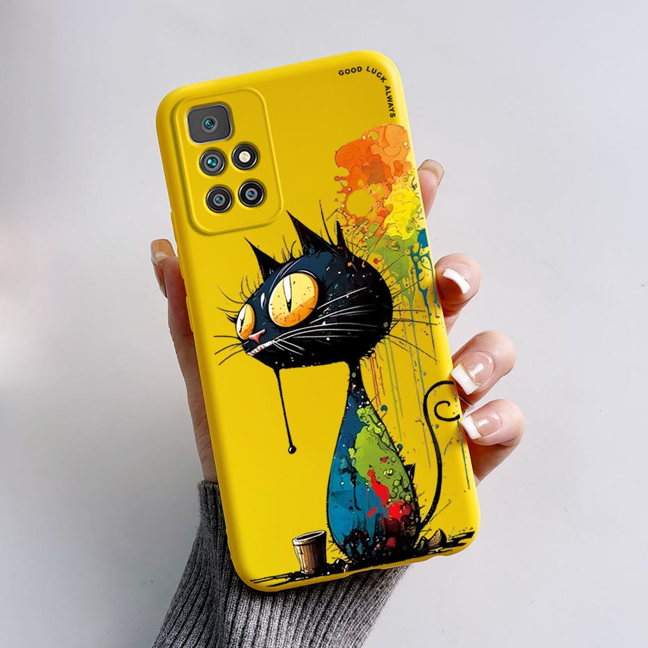 For Xiaomi Redmi 10 Prime 2022 Case Cute Bear Cartoon Shockproof TPU Cover For Xiaomi Redmi 10 Phone Case Redmi10 2022 Soft Capa