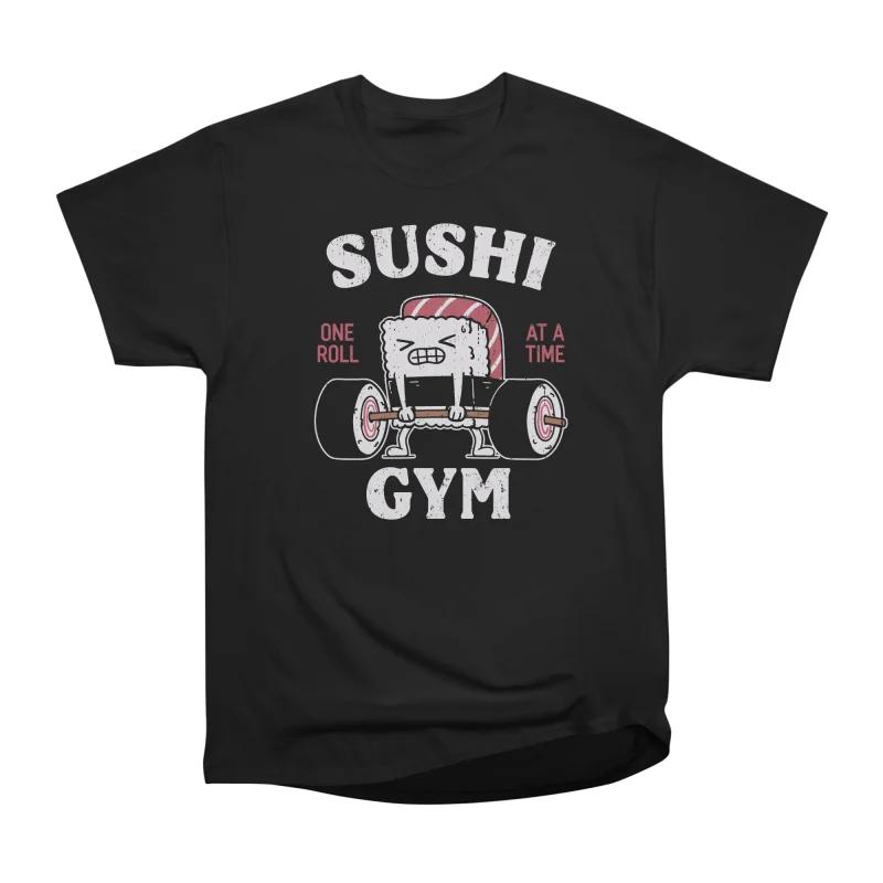 

Мужские повседневные рубашки с коротким рукавом SUSHI GYM Футболки Оверсайз S чёрный