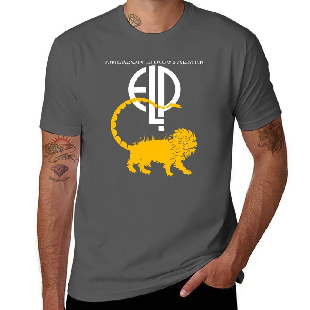 Elp Emerson Lake And Palmer Unisex's T-Shirt Light Athletic Short Sleeve Tee Shirt