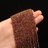 10Strands Faceted Beads 3mm Plated Color Isolation Beads For Jewelry Making DIY Necklace Bracelet Earrings Accessory