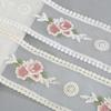 5 Yards Flower Embroidery Lace Ribbon For Bow Making Clothing Decor Sewing Fabric Craft Supplies Needlework Accessories