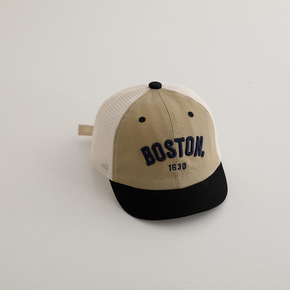 

Patchwork Baseball Cap UV Protection Sun Hat Fashion Mesh Cap Boy Girl хаки