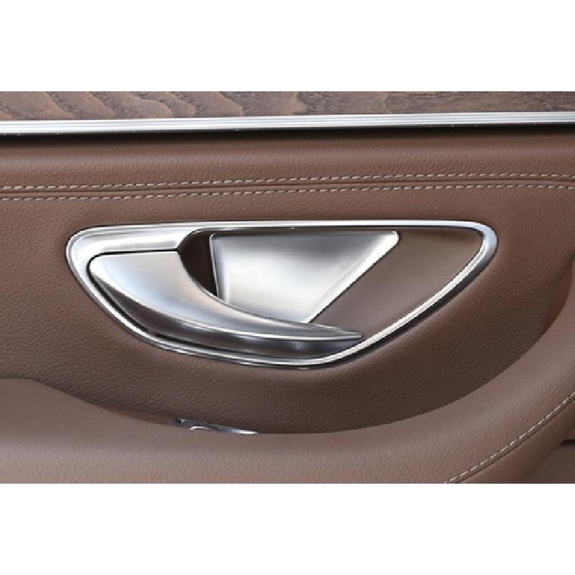 Bowl Sticke Panel Trim 2015- For Benz C-Class W205 Inner Door Matte Silver