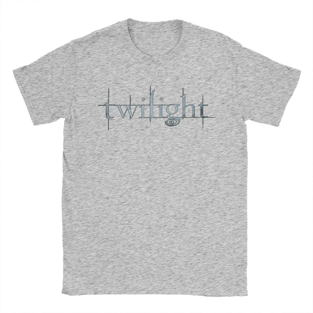 Vintage Twilight-Logo T-Shirt Men Crewneck 100% Cotton T Shirts  Short Sleeve Tee Shirt Gift Idea Clothing