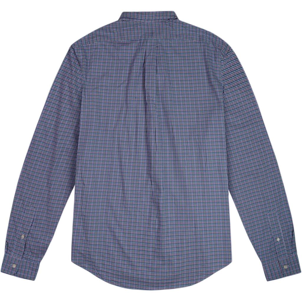 Polo Ralph Lauren SS26 Small Pony Logo Embroidered Casual Stretch Oxford Plaid Long Sleeve Shirt Classic Edition Men shirts 710767944-001