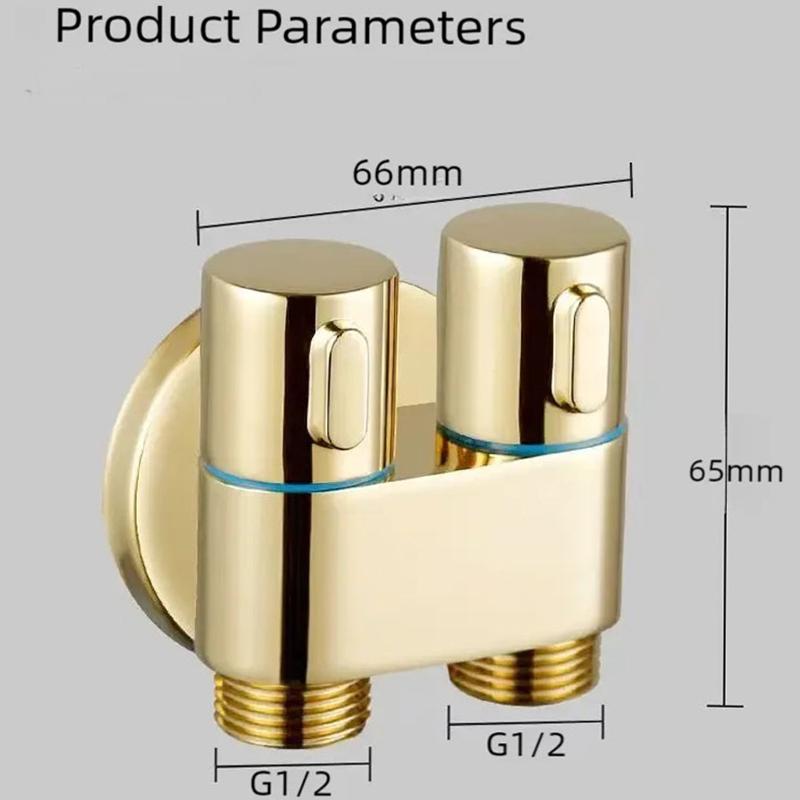 

[Golden high traffic]The Bathroom Is Equipped with A Dual Control Faucet with 2 Outlets. Suitable for Connecting Washing Washin