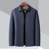 Winter Jacket Men's Short Fleece Thickened Middle-aged and Elderly High-end Jacket Men's Business Casual Jacket