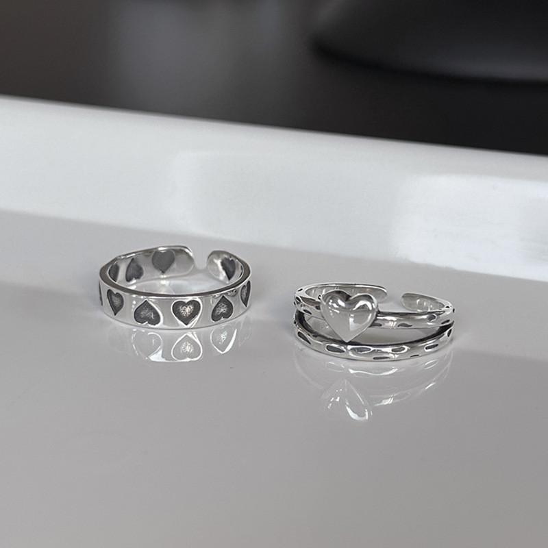 

Heart Stylish Vintage Design Adjustable Ring For Women Copper Crafted Perfect For Layering With Other Jewelry