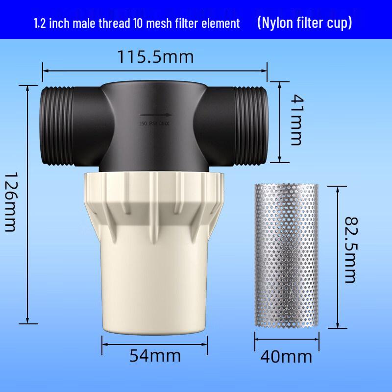 TLXT 1.2-inch Tap Water Pipe Inline Filter