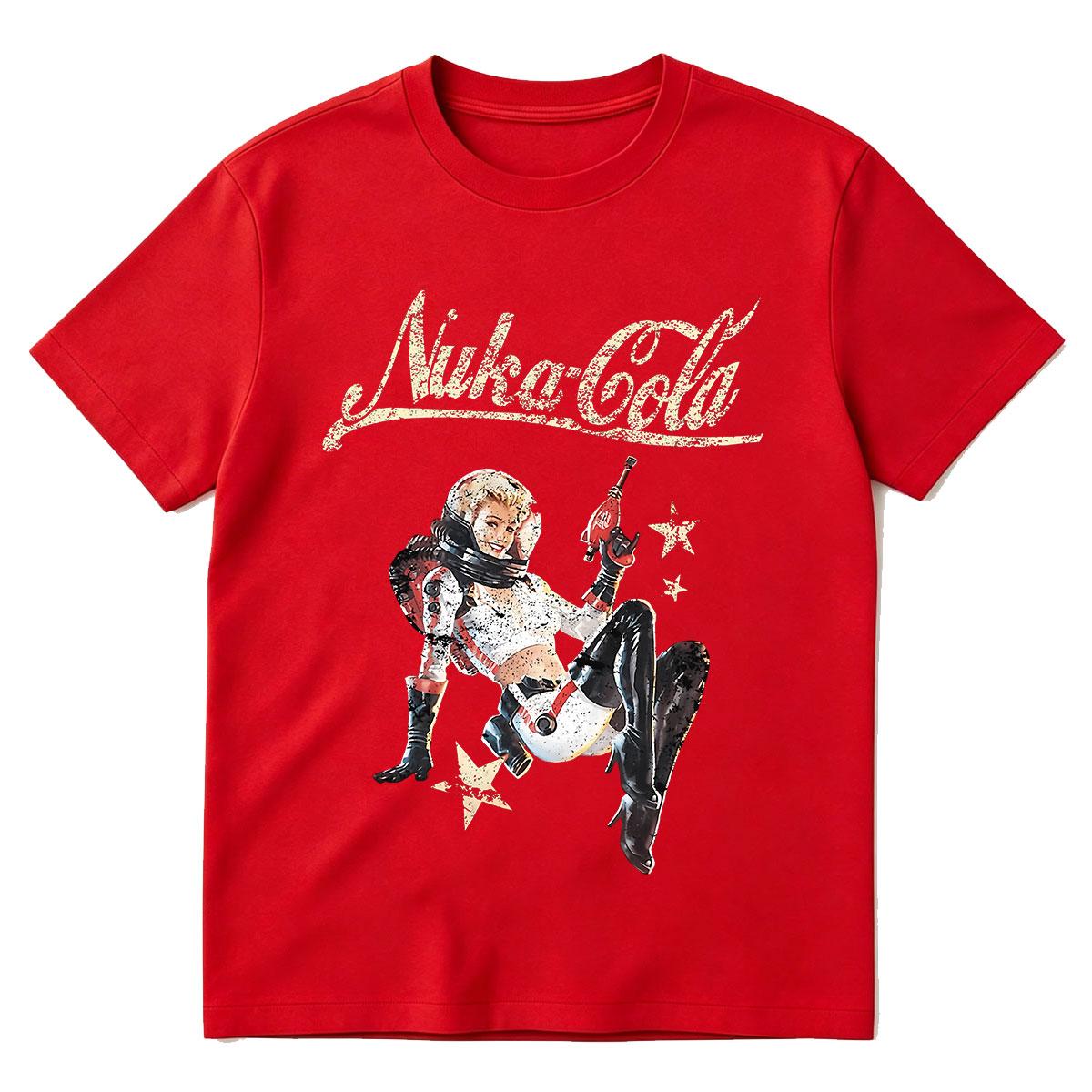 

Nuka Cola Graphic Tshirt Unisex Women Clothing Fashion Vintage Tshirts Cotton Casual Oversized Short Sleeve T Shirts Streetwear S