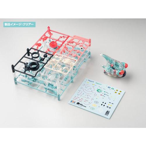 Wave Seiji Kaku Ookabutomaru Dynastes Clear Non-Scale Pre-Colored Plastic Model Kit KM-100 (Approx. 5cm Tall)