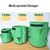Garden Strawberry Planter Grow Bag Flower Fabric Pots Home Non Woven Jardin Veg  Tomato Planting Container