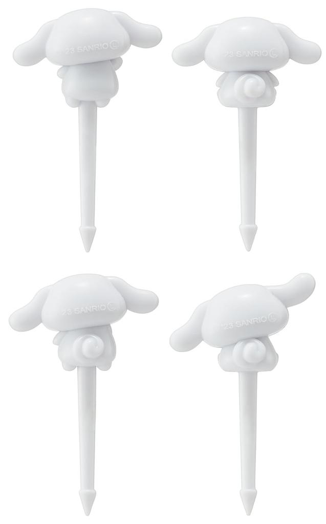 Skater Lunch Picks 3D Cinnamoroll Sanrio LKP5D 4-Pack