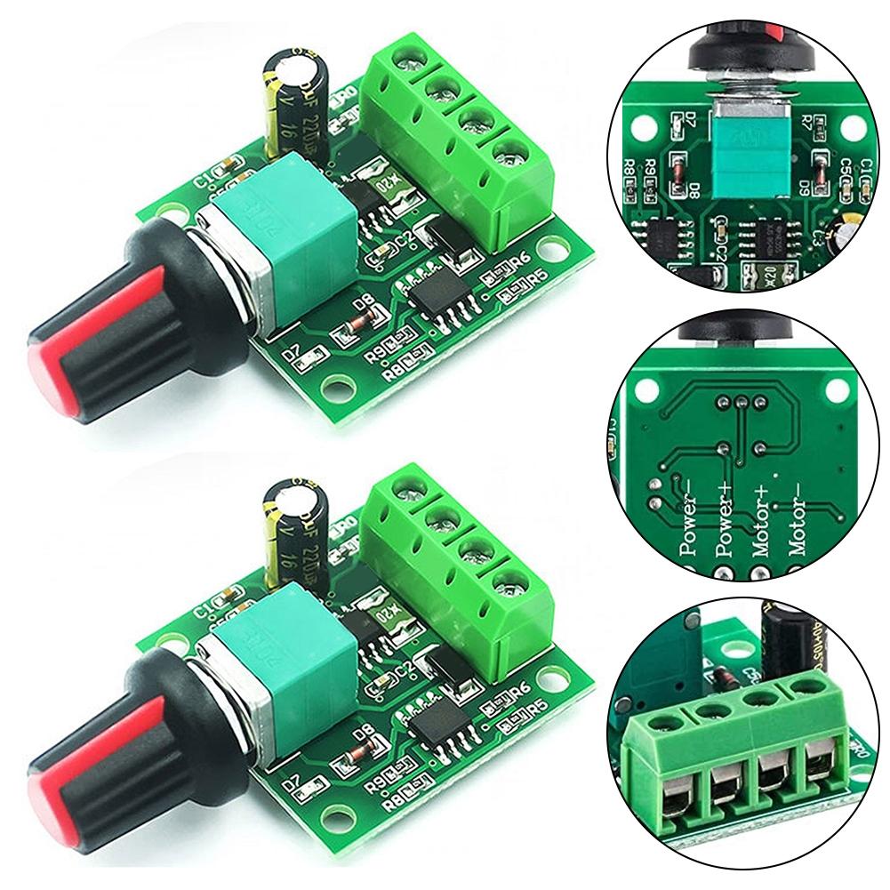 Regolatore di velocità del motore DC PWM Controllo della velocità del motore DC Corrente di uscita continua 2A