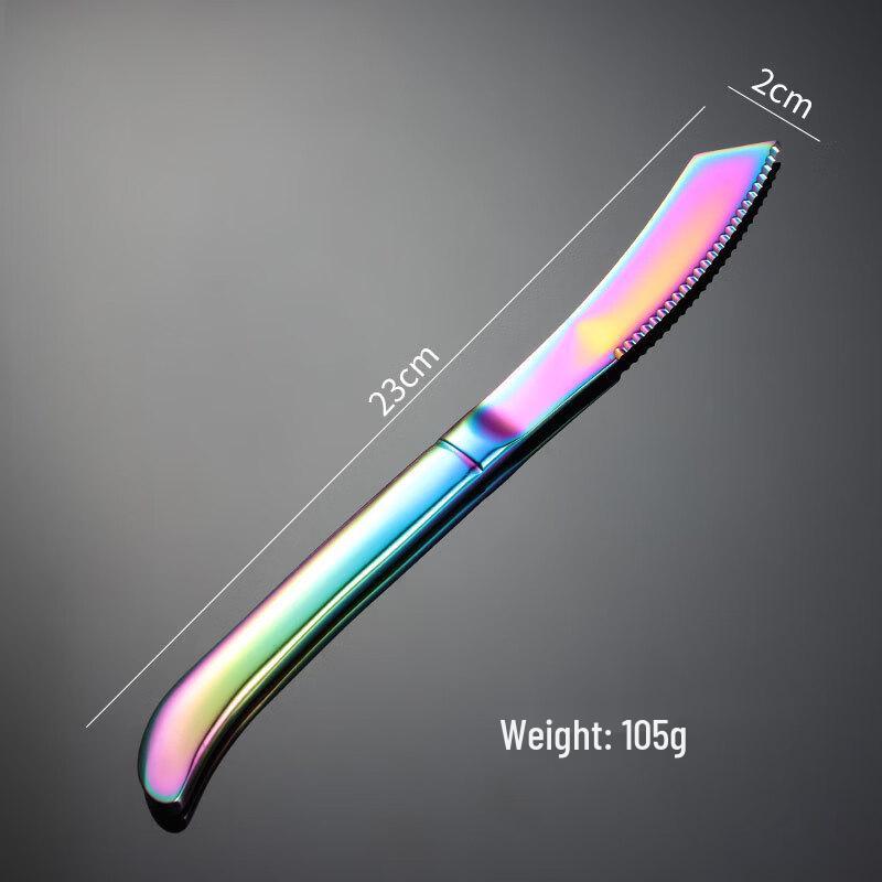 Qianxing 304 Stainless Steel Iridescent Cutlery