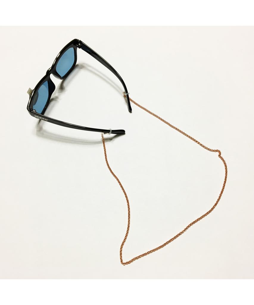 Segseuto [Surgical Steel][Eyeglass Chain] W-Type 002 E.L Rosegold