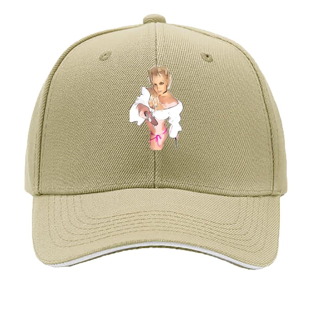 Pinup Retro Fashion Themed Design Sandwich Baseball Cap
