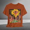Melting Sun Eye T-Shirt | Psychedelic Cosmic Drip Art | Bella Canvas