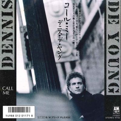 7inch Record DENNIS DE YOUNG  Call Me  Please 7Y3007 AM 1984 Japan Pop Used