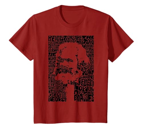 Karl Marx Text SOVI8 Vintage Propaganda T-Shirt