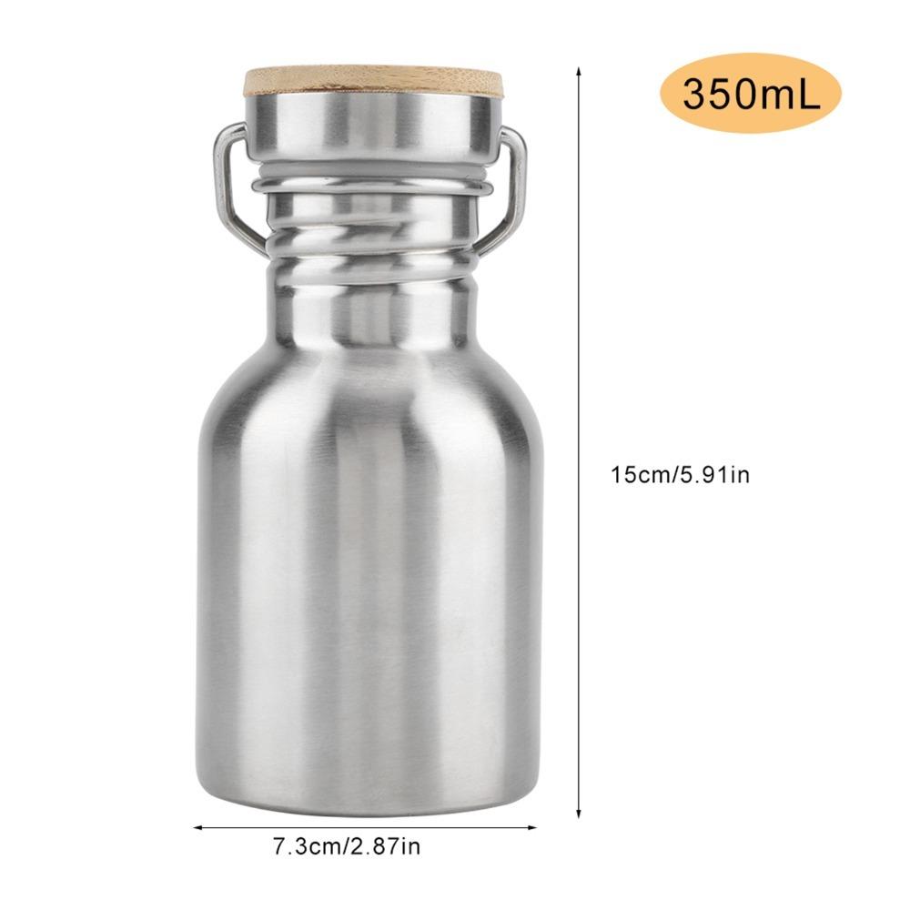 Rustless Steel Water Bottle Wide Mouth Design Water Jug Travel Water Container Outdoor Enthusiasts