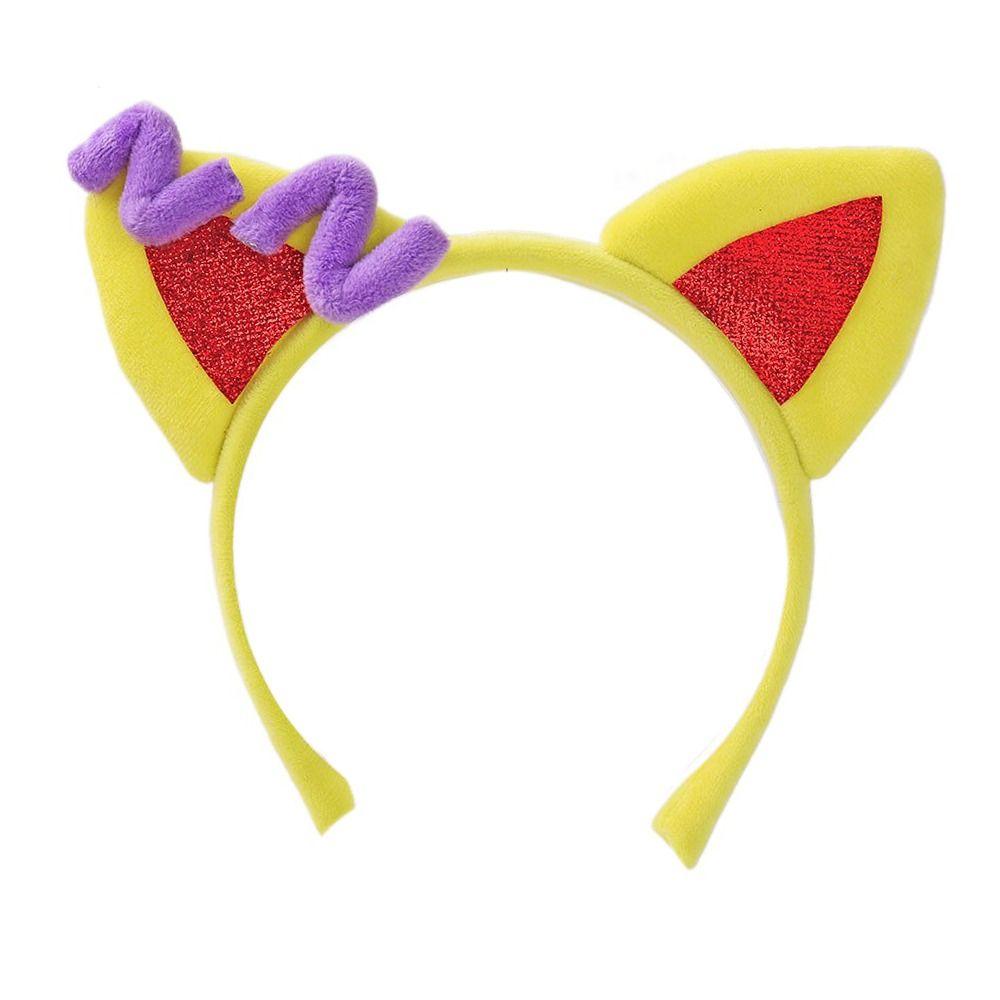 

Плюшевая повязка на голову для вечеринки, милый головной убор на Хэллоуин, аксессуары для волос, повязка на голову для девочки с кошачьими ушками 5