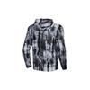 Li Ning Casual Sports Printed Hooded Warm Down Jacket Winter Men Jacket Black White AYMP063-1