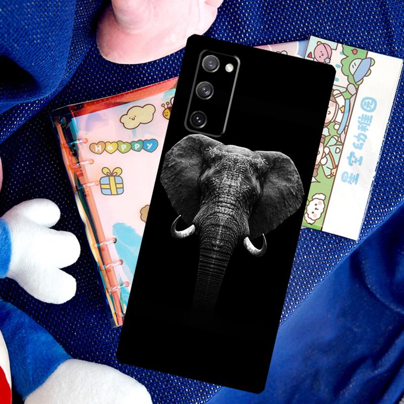 Wild Elephant Head Case For Samsung Galaxy S26 Ultra S25 S24 S23 S22 S21 S10 Plus S20 FE S25 Ultra Cover Funda
