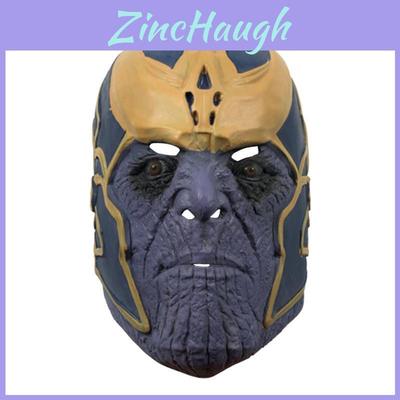 Marvel Thanos Mask Funny Latex Costume Headpiece For Halloween Party Decorations