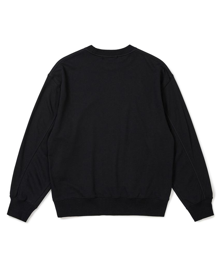MMIC Karl Sweatshirt High Cotton Tech Poly_Black