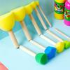 5pcs Painting Sponge Brush Mushroom Head Shape Smooth Wooden Handle Graffiti Drawing Tool Art Supplies Soft Absorbent TMZ