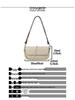 Women's 2025 Versatile Color Block Chain Bag: Small Retro Print Crossbody & Shoulder Bag
