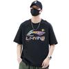 Li-Ning Loose Round Neck Breathable Student Style Versatile Letter Print Cycling Running Casual Sports Short Sleeve T-Shirt Unisex Tops ATBS770-2