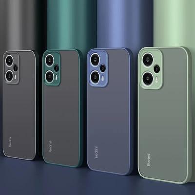 Luxury Hybrid Hard Back Cover Case For Xiaomi Redmi Note 12 13 12S 12C 13C Turbo Note12 13 Pro Plus 5G Matte Silicone Soft Coque