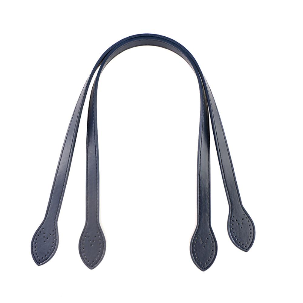 2Pcs Portable PU Leather Shoulder Bag Strap Replacement Core Stitching Bag Belt Detachable Handbag Band Handle Bag Accessories