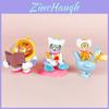 Süßes Cartoon Tom und Jerry Weltraum-Serie Modellset für Geschenk und Sammlung