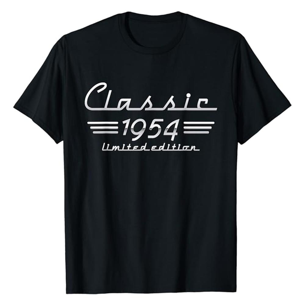 

Футболка на 70-летие для мужчин Легенды родились в 1954 году Винтажная футболка 70 лет 100% хлопок с коротким рукавом топы футболки 51306 4XL