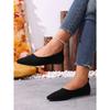 Pointed Leopard Print Pumps for Women's 2025 Autumn New Flat Plus-size Beanie Shoes