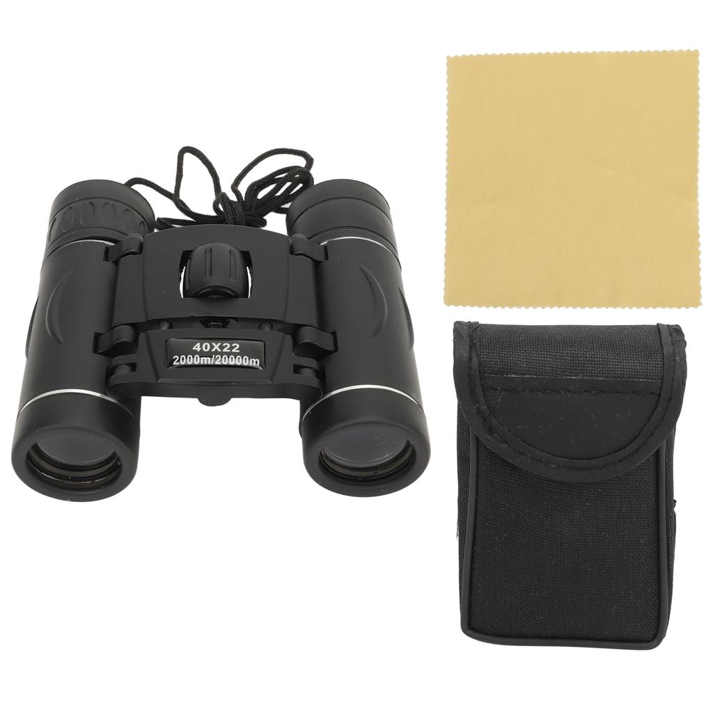 40x22 HD Powerful Binoculars Mini Folding Lightweight Pocket Binoculars for Bird Watching Travel
