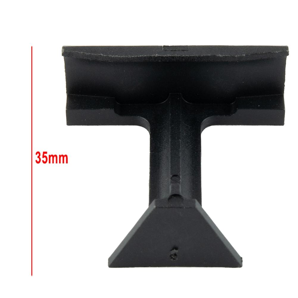 10pcs Water Drainage Clips 30mm Black Home & Garden