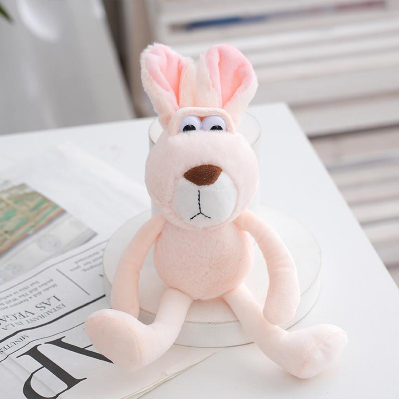 Очаровательный брелок-аксессуар в виде пушистого плюшевого кролика Для сумок и ключей