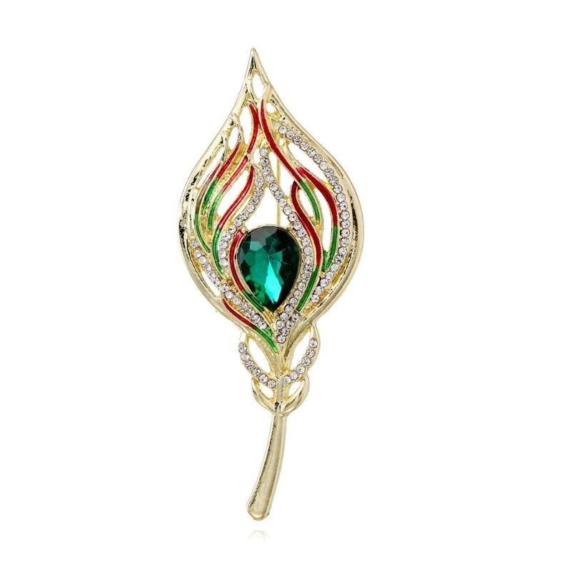 

Antique Inspired Pin Ornament Zinc Metal Craft Feather Theme Brooch For Jackets Coats Fashion Jewelry