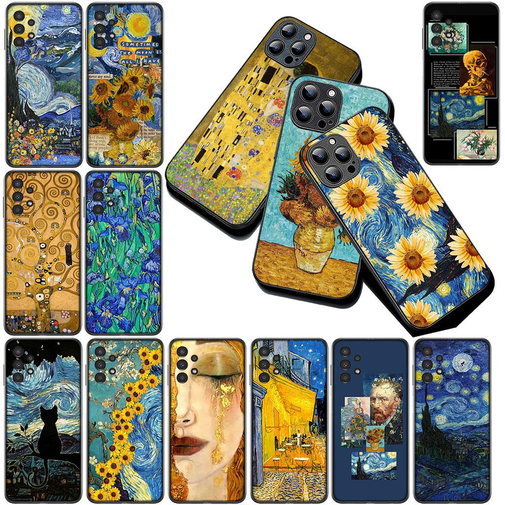 Cover for Apple iPhone 12 13 Pro Max Mini ProMax X XR Air XS 12Pro 13Pro Casing Phone Case Starry Night Van Gogh Sky Art
