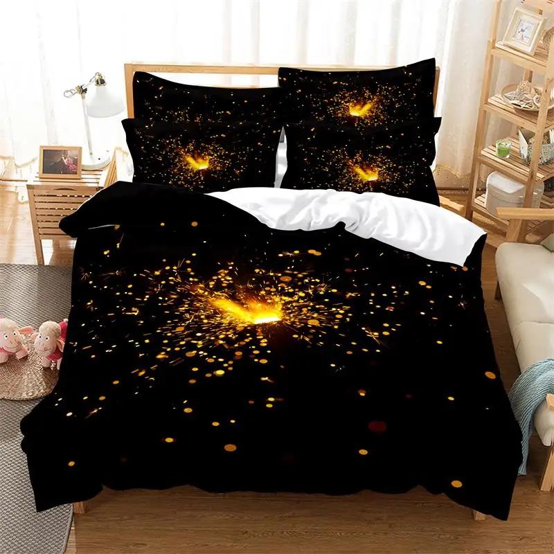 Comforter Winter Bedding S Home Textile Kidstwin Full Queen King Bedroom Set Snowflake Galaxy Dekbedovertrek 240X220 Hot