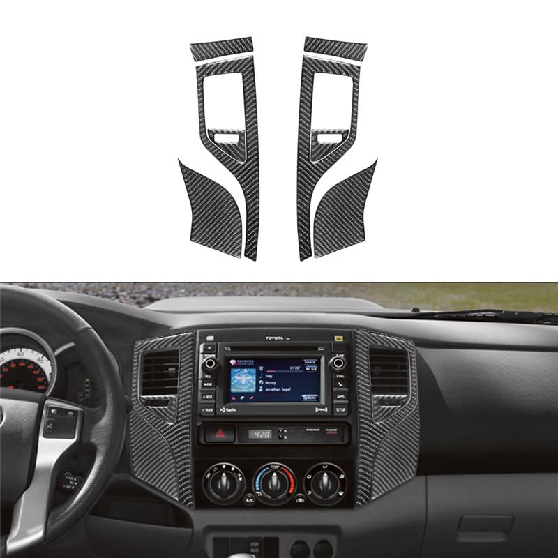 For Toyota Tacoma 2012 2013 2014 2015 Styling Accessories Car Interior Decoration Carbon Fiber Protective