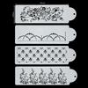 Fais DU Cake Decorating Stencils Mold Floral Kitchen Accessories Plastic Spray Baking Mesh Stencil Cake Molds Cookie Fondant